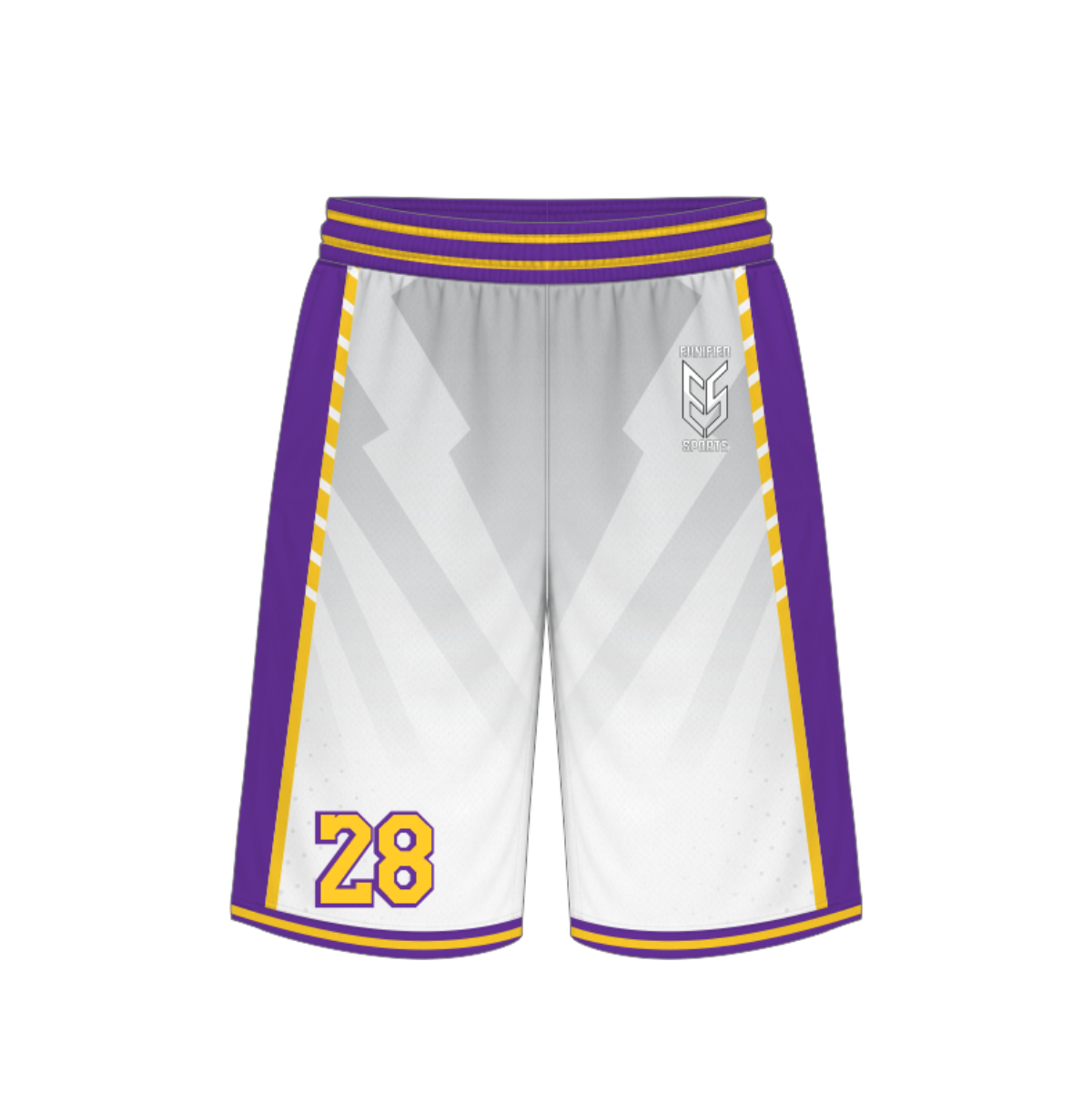 DUALTECH REV BASKETBALL SHORT 1 B FRONT